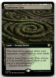 Turbulent Fen (Extended Art) - Commander: Secrets of Strixhaven #103
