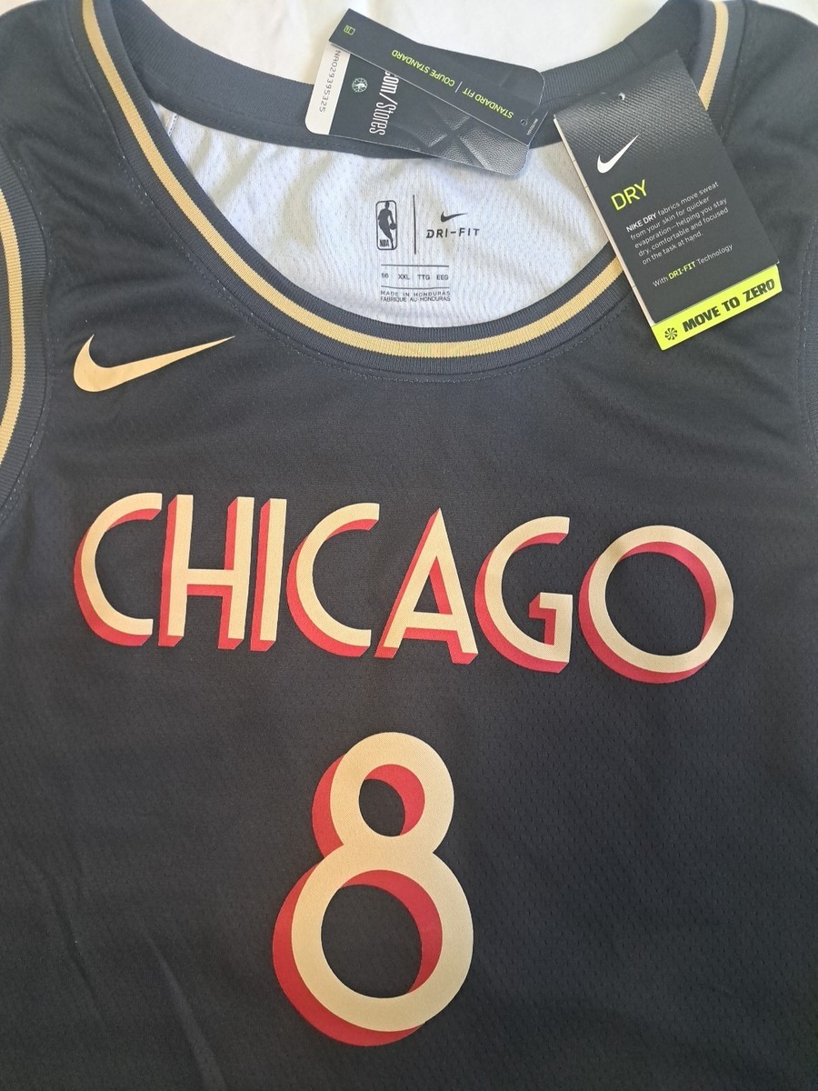 Chicago Bulls NBA ZACH LAVINE Nike City Edition Nike Jersey Men's