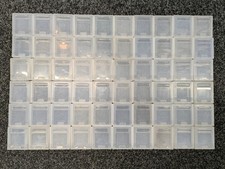 60x OFFICIAL ORIGINAL NINTENDO GAMEBOY CARTRIDGE CASES / DUST COVERS BUNDLE