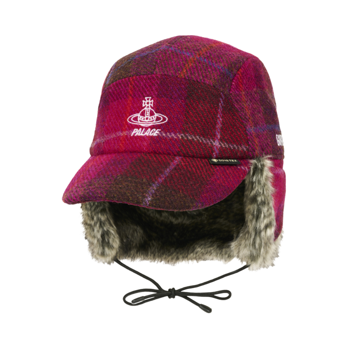 Palace x Vivienne Westwood Gore-Tex Shooting Cap Plaid Pink - 24FW