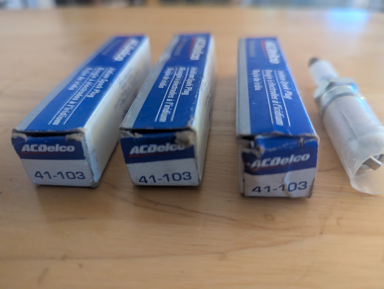 AC DELCO IRIDIUM SPARK PLUGS 41-103