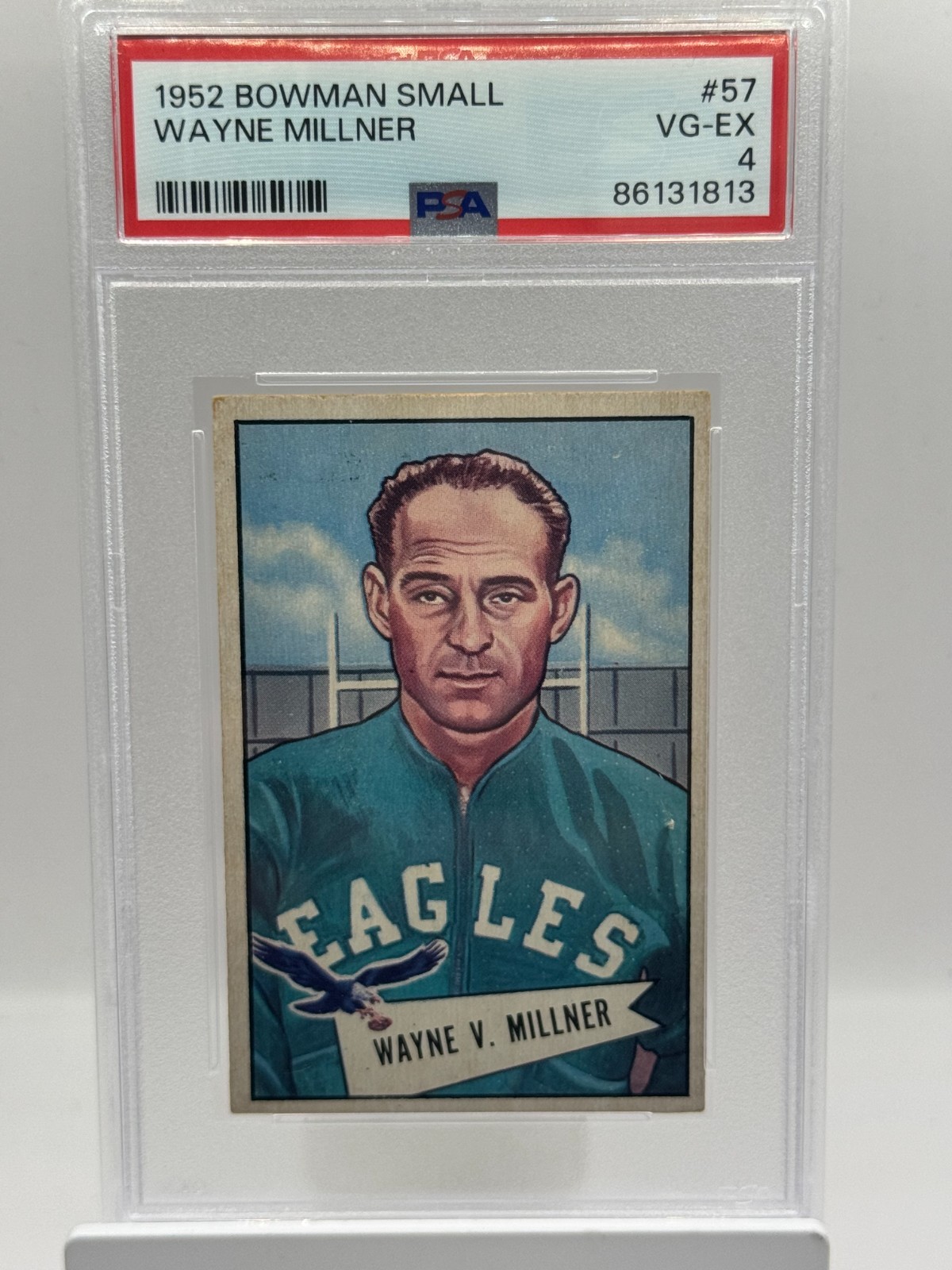 1952 Bowman Small Wayne Millner #57 PSA 4 VG-EX