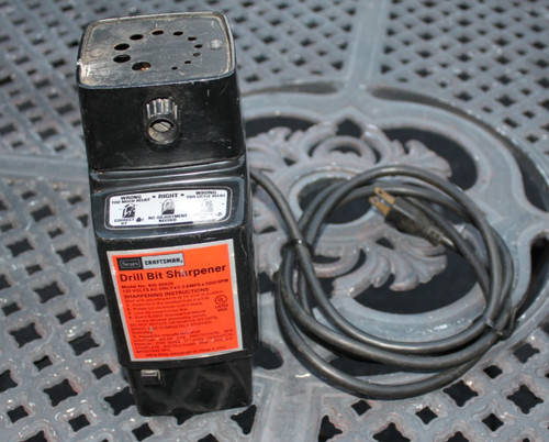 Craftsman Sears Electric Drill Bit Sharpener 120V AC 900.66820 WORKS