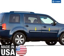 TYGER For 09-16 Honda Pilot Body Side Molding Trim 5/8" Wide 4PC