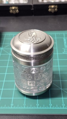 2008 Beijing China Olympics Tea Cady Pewter Handcrafted Limited Edition 
