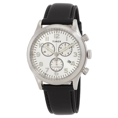 Timex Waterbury Traditional Chronograph Quartz Silver Dial Men's Watch TW2W48100