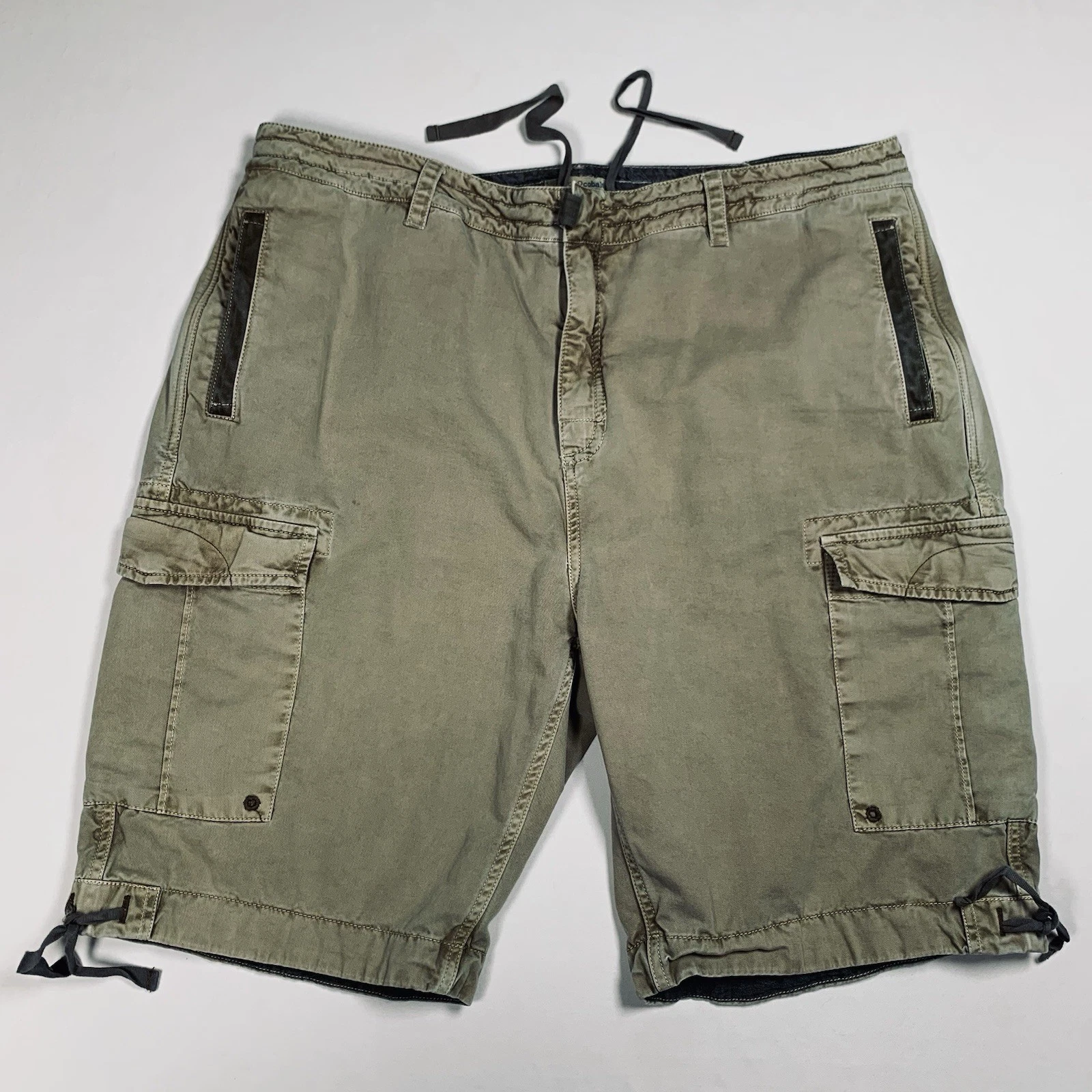Carbon2Cobalt Cargo Shorts Mens 38/10 Beige Paratrooper Outdoors Hiking Casual