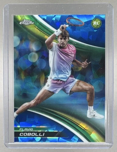 Flavio Cobolli 2025 Topps Chrome Sapphire #48 Rookie RC