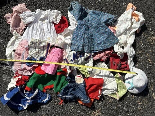 Lot - Vintage Doll Clothes Cabbage Patch Kids 1980s 1990s Clothing Dress Mets