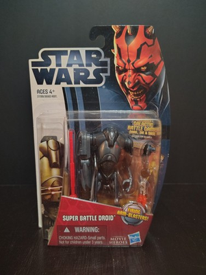 #ad Super Battle Droid MH02 Movie Heroes STAR WARS Clone Wars MIB NEW $13.49