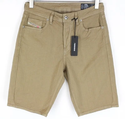 Diesel Keeshort R6Q88 Hombre Shorts W29 Marrón Algodón Elástico Botones 5-Pocket - Imagen 1 de 4