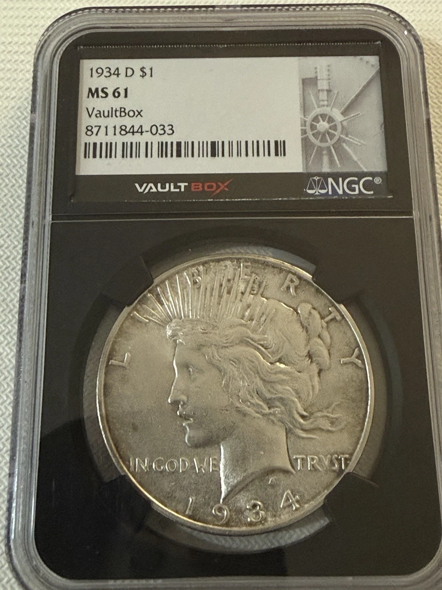MS 61 Graded Peace Dollars (1921-1935) Just Listed 2026