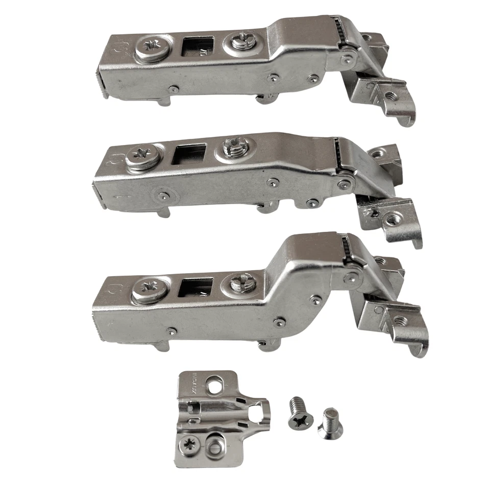 EVOTRADE Charnière amortie pour portes aluminium cadre 20x20 - Réglages 3D - Indaux