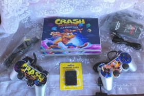 SONY PLAYSTATION 2 PS2 SLIM VINYL SKIN CONSOLE LOT BUNDLE WITH 6 GAMES