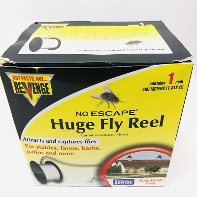 BONIDE 1312FT HUGE FLY REEL ATTRACTS AND CAPTURES FLIES