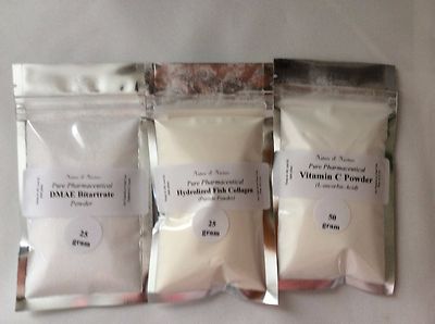 [3PK]Skin Tightening,Wrinkle Reducing 3 pack DMAE + Collagen+ Vit.C : Select QTY
