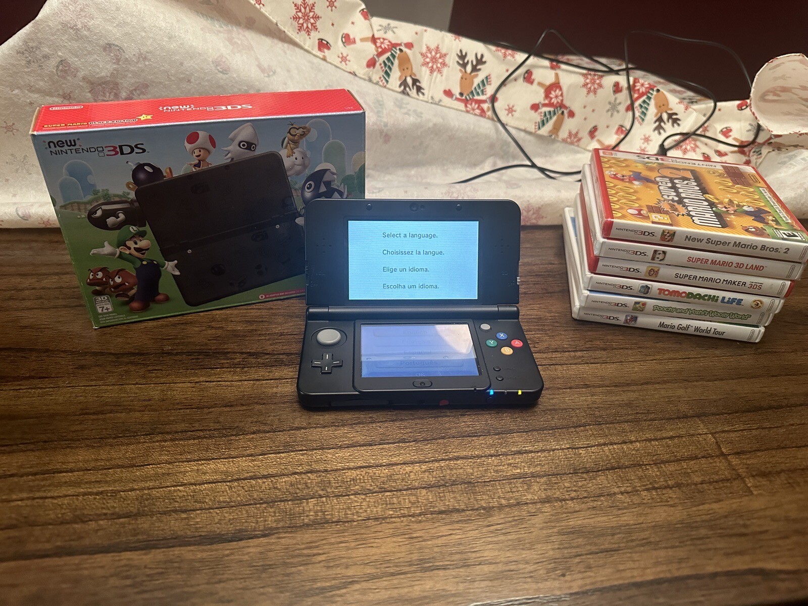 New Nintendo 3ds Super Mario Black Edition 6 Game Bundle RARE eBay