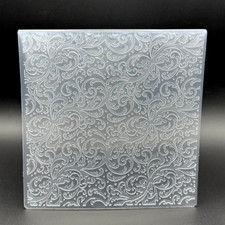 3D Plastic Embossing Folder Template European Retro Pattern Texture 5.91X5.91 In