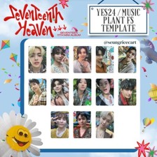 Seventeen 11th mini album HEAVEN Yes24 fan sign photocard set