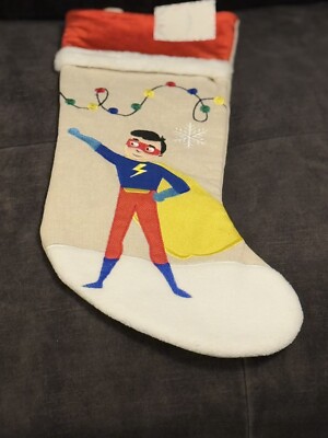 Kirklands Super Hero Chrismas Stocking 21 in. 