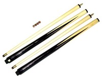 2 X Jonny 8 Ball 2 Piece 36 Kids Home Snooker & Pool Cues + 11mm Tips 2 X Jonny 8 Ball 2 Piece 36 Kids Home Snooker & Pool Cues + 11mm Tips