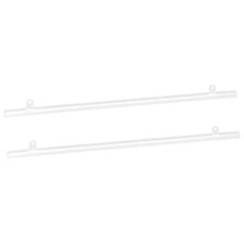 2x PVC Posterschiene Posterleiste 70cm/28 Zoll mit Clips f&uuml;r Poster Karte