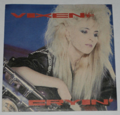 VIXEN - Cryin' / Desperate - 1988 ITALY PRESSING - EMI 06 2030697