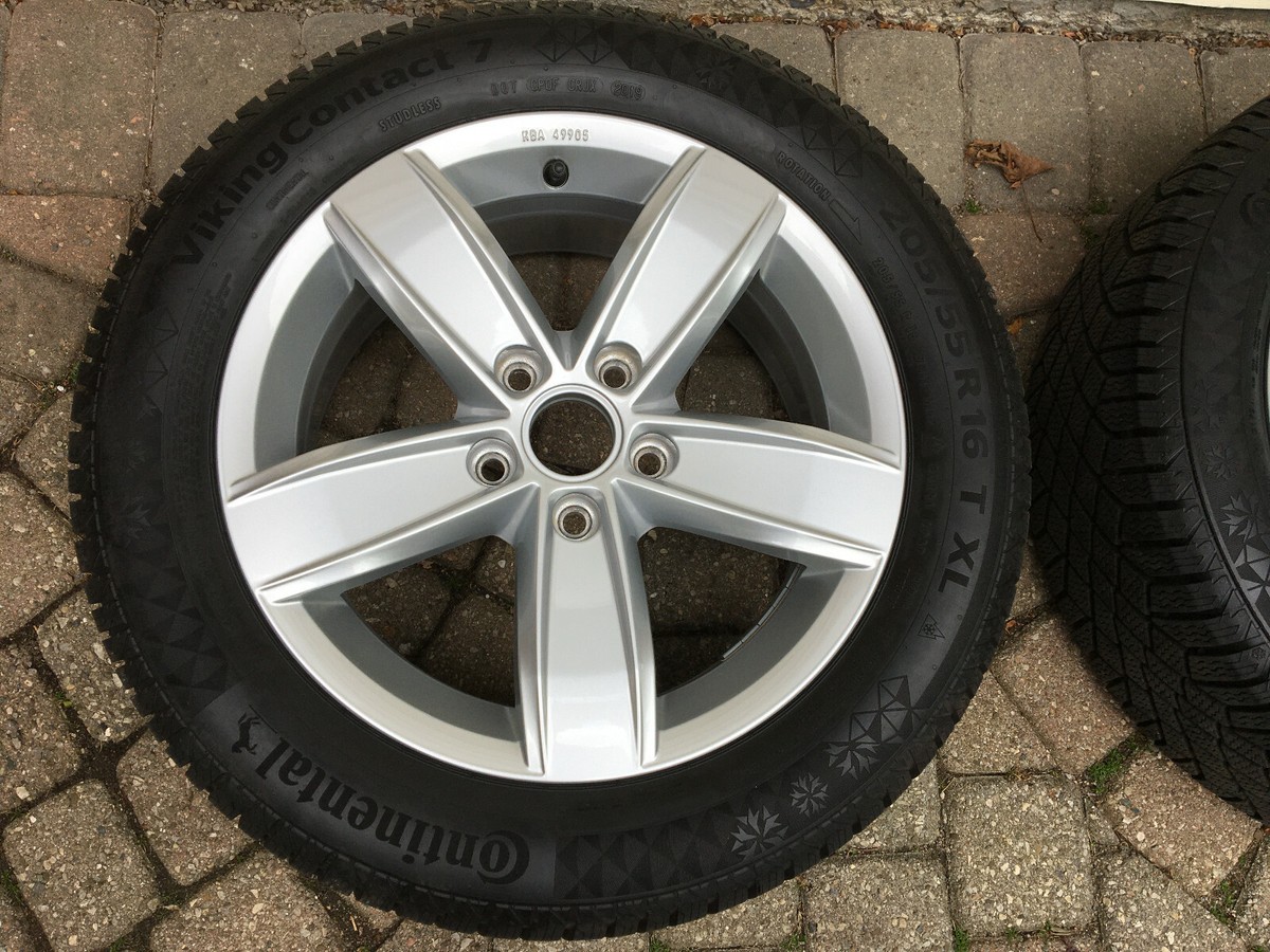 205/55R16 Continental VikingContact7 on Alloy Rims Corvara Winter 