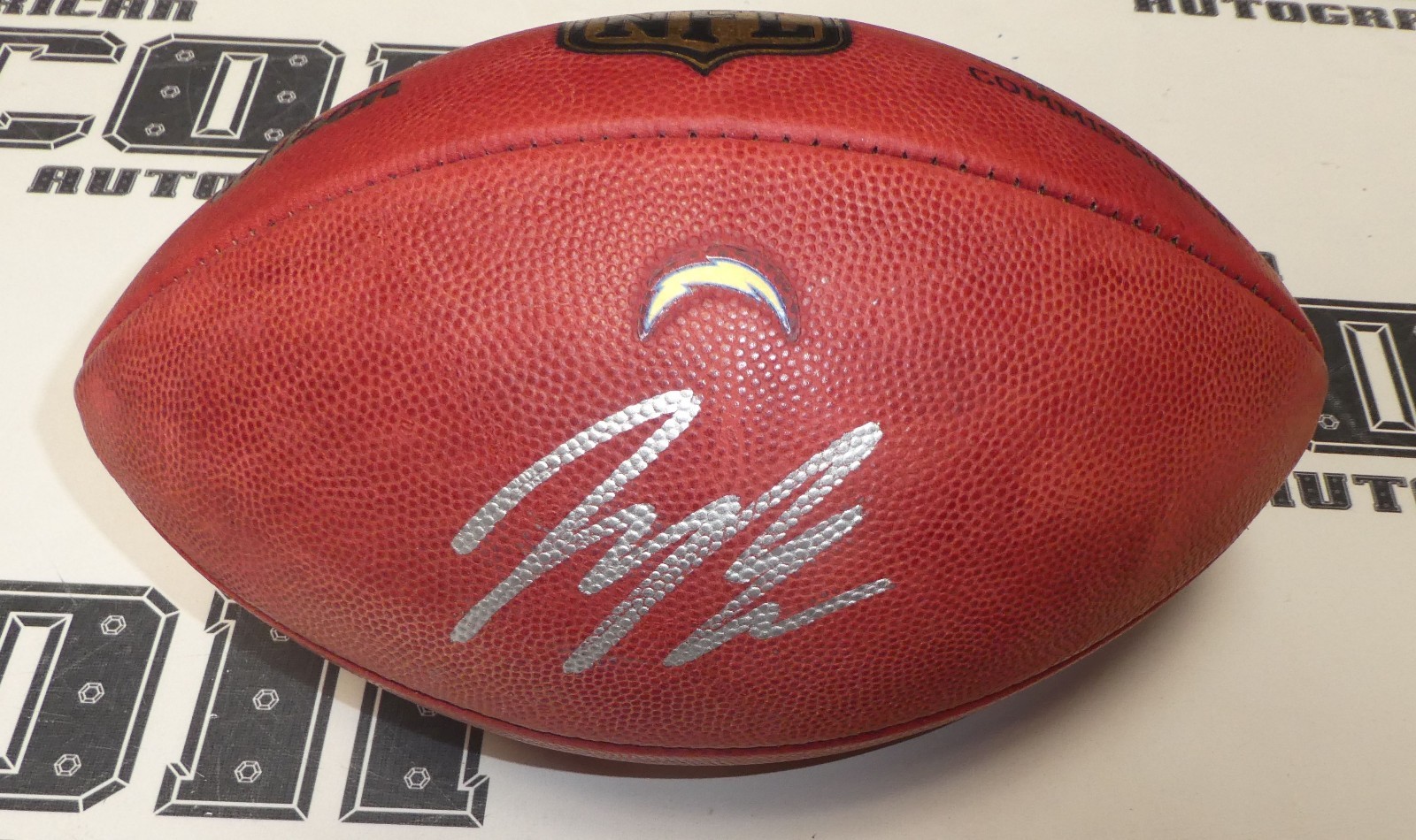 Joey Bosa Autographed Signed Official NFL Football Beckett COA Chargers Rookie Game Ball Auto'd 