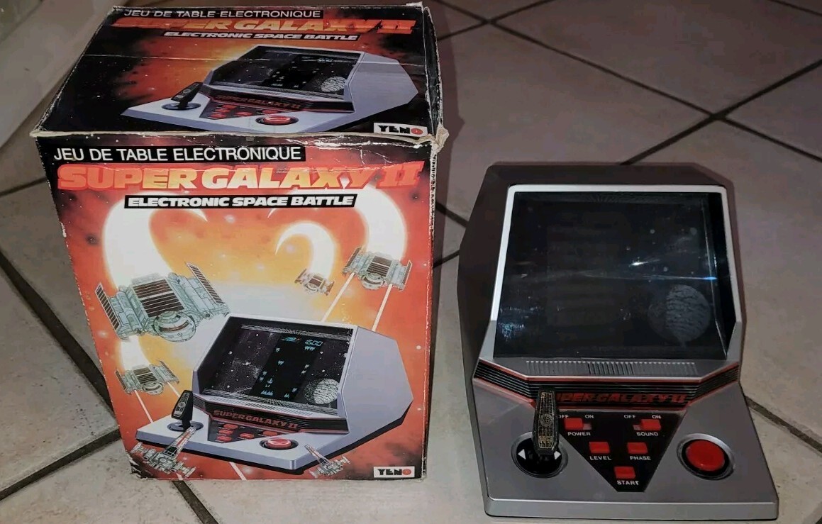 Jeu De Table Électronique Super Galaxy II - Yeno - Vintage Années 80 - Fonctionnel