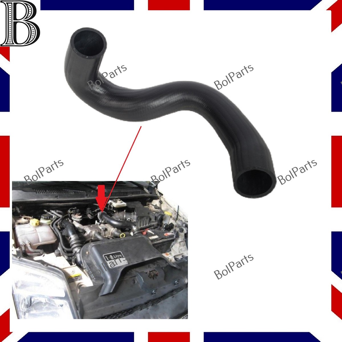 FORD Transit Connect De 2003 à 2008 DURITE TURBO INTERCOOLER 1,8 TDCi