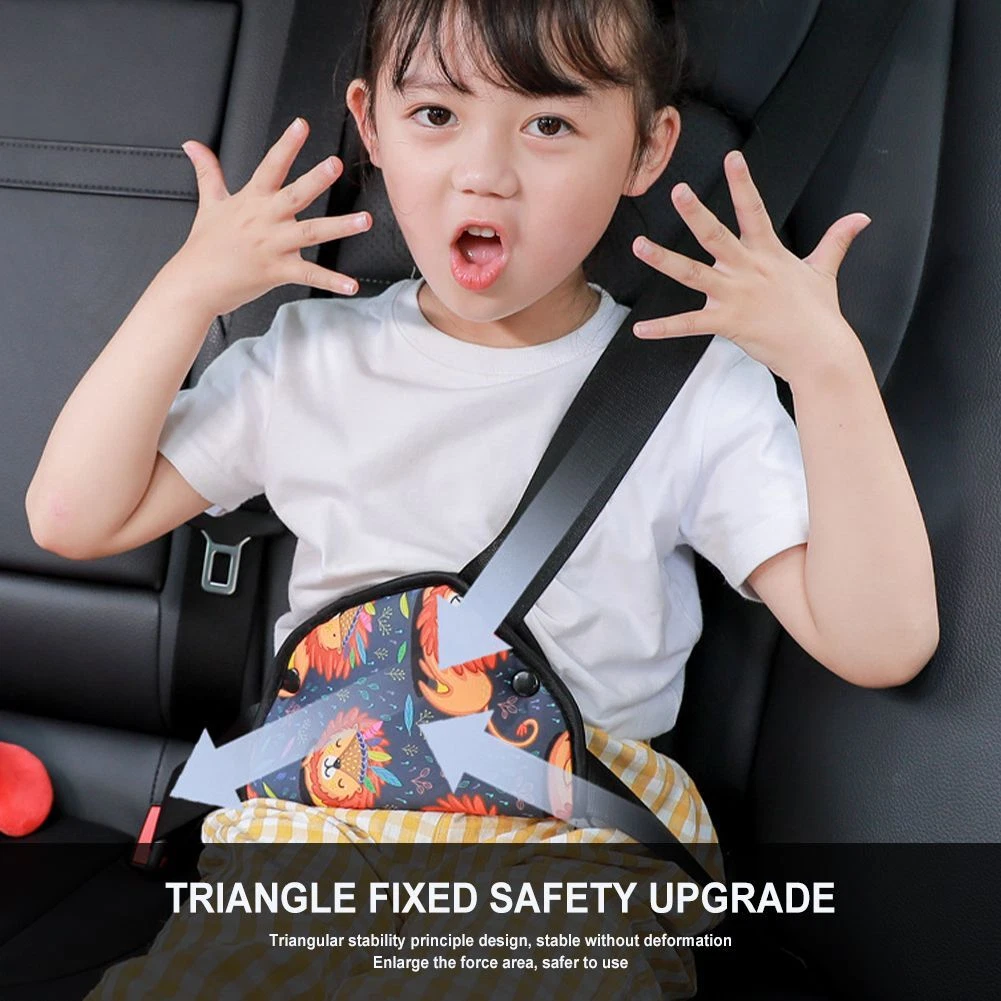 Seat belt harness clearance for child