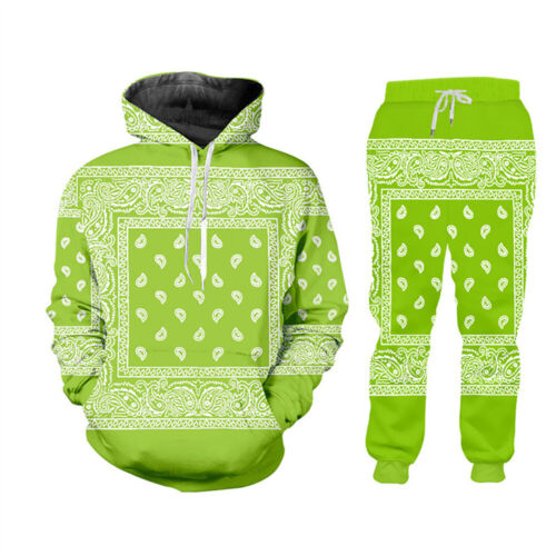 New Mens Tracksuits 2 Piece Outfit Sweat Suit Casual Jogging Suits Athletic Set - Picture 5 of 21