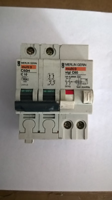 No.1 MERLIN GERIN MULTI9 C60H C10 400V + MULTI9 VIGI C60 0.300A [Alle]