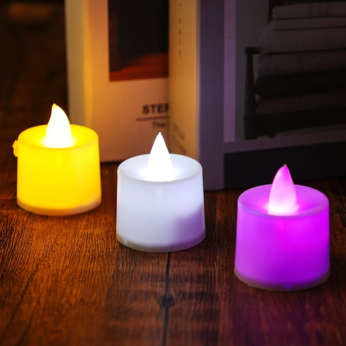 24PCS Flameless LED Tea Lights Candles Flickering Battery Operated Wedding Xmas - Picture 7 of 18