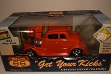Route 66 Toy CO 1933 Willys Hot Rod Coupe, Orange