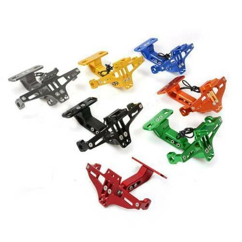 Soporte de matrícula CNC Luz de señal de giro LED para Yamaha YZF-R6 1999-2019 Foto 2 de 4