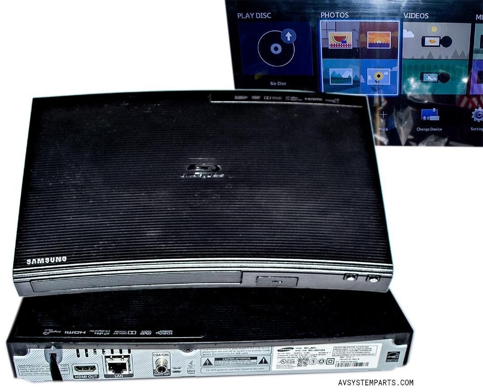 Samsung BDJM51 Bluray / DVD Player 250 APPS Builtin LAN WiFi