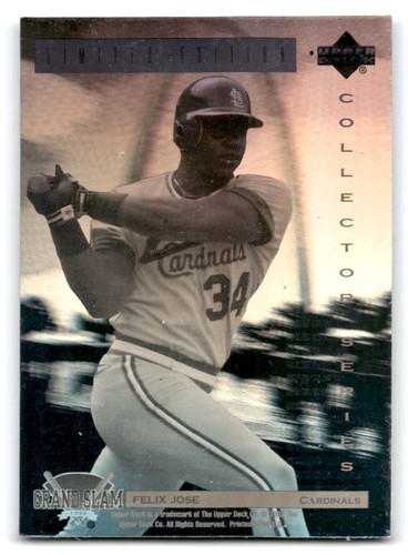 1992 Upper Deck Denny's Grand Slam Holograms # 4 Felix Jose - 第 1/2 張圖片