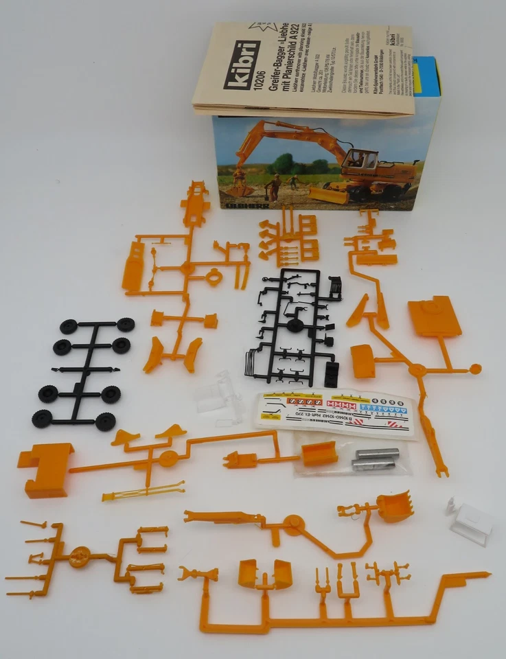 Kibri #10206 Pala Escavatore Liebherr 922 Ho 1/87 IN Box Quadri E Completo - Immagine 2 di 4
