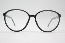 Vintage Glasses SI 103 CELLIDOR Black Gold Oval Eyeglass Frame