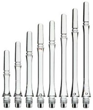 COSMO FIT SHAFT GEAR SLIM-LOCKED DART SHAFTS - CLEAR - SET OF 3