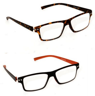 MT100 stilvolle Retro 1960er Jahre modische Lesebrille mit Metallscharnieren + 1,5 + 2,0 + 2,5 