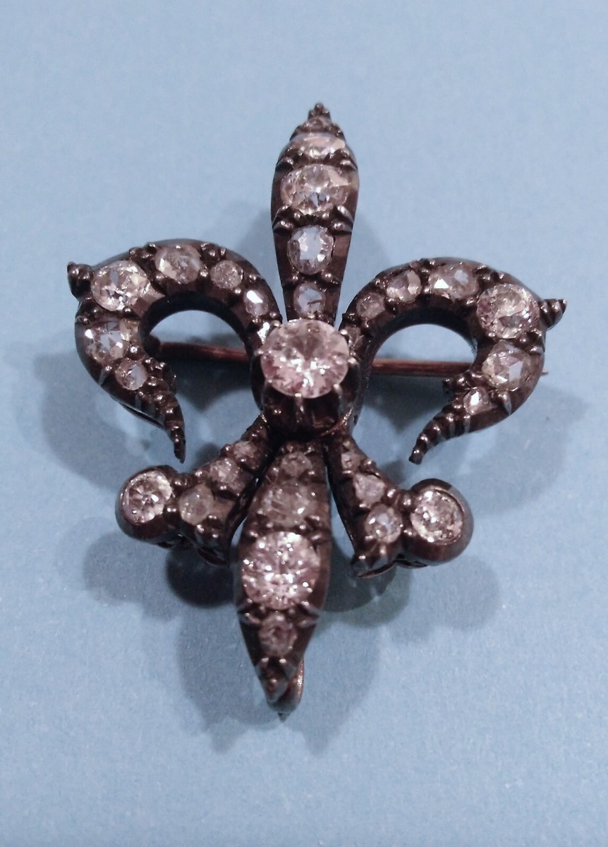 Spille Fai Da Te Spilla Fiore Spilla Di Strass Spilla In Lega - Foto 9