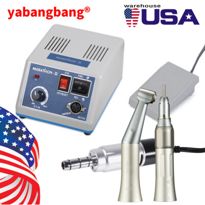 Dental Lab Marathon Electric Micromotor Polisher/Contra Angle/Straight Handpiece