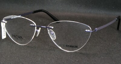 PROVA EYEWEAR BETA TITANIUM  T4111T-001 Matt Violet RARE EYEGLASSES 55-17-140mm