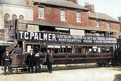 rpc4041 - Wolverton Tram at Stoney Stratford - Print 6x4