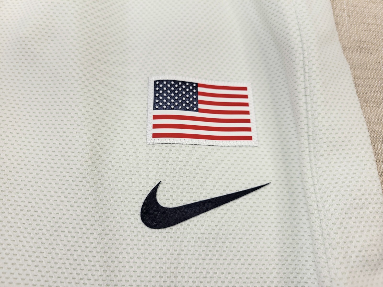 NIKE Thermaflex USA Basketball Jogger 2XLT Mens White On Court Tearaway Olympics