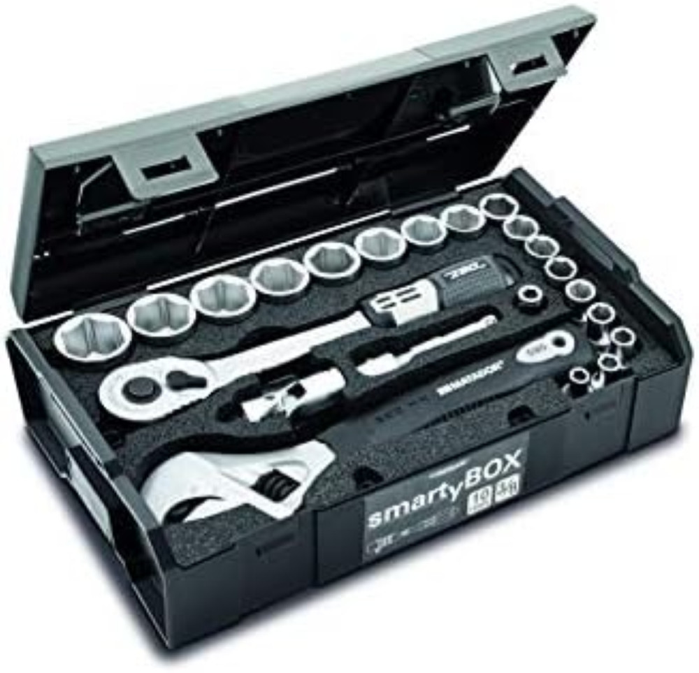 Kit Matador SmartyBOX S2 26 Pezzi: Cricchetto Z90 e Bussole 3/8" Professional