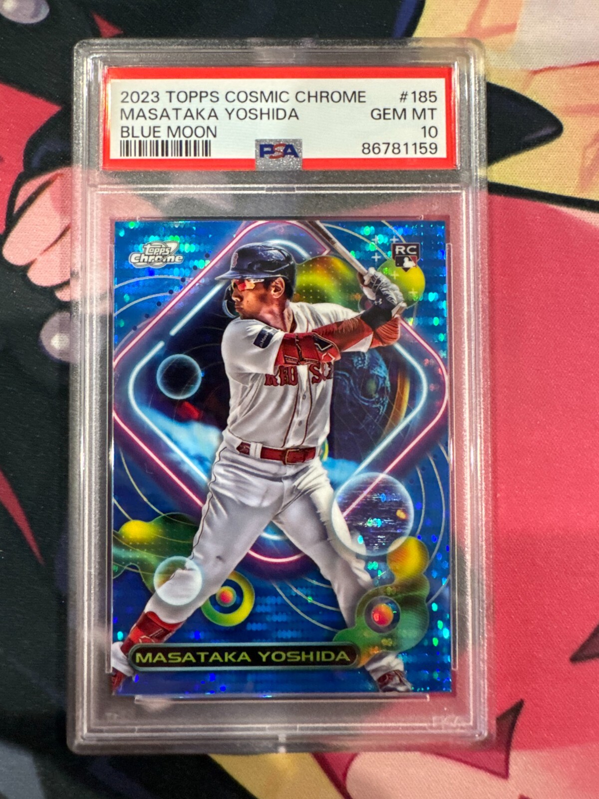 2023 Topps Cosmic Chrome Masataka Yoshida RC /99 Blue Moon PSA10 Red Sox